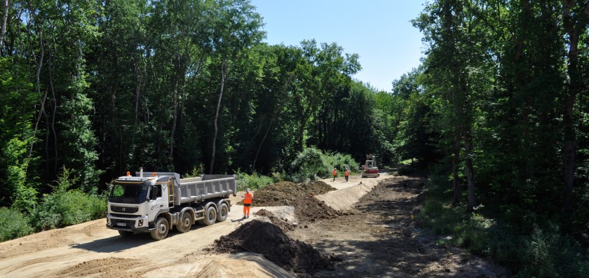 La réalisation de la partie Sud du contournement routier