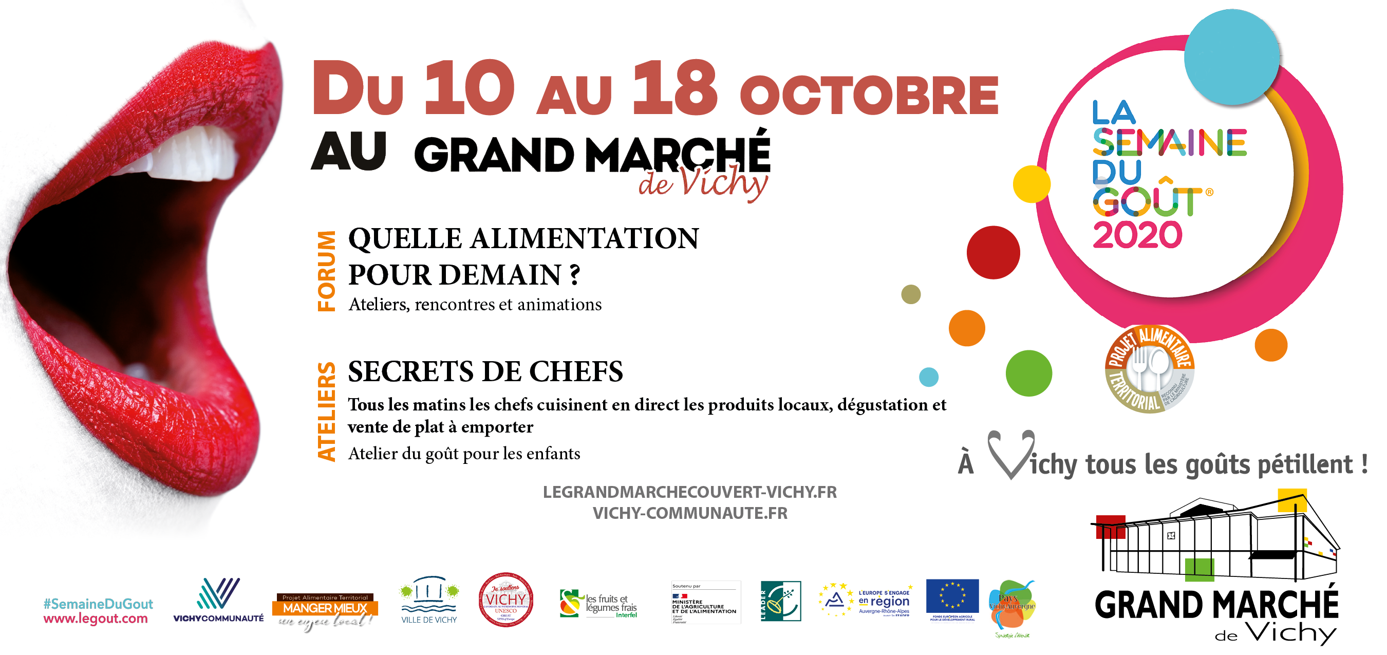 Programme Semaine Du Gout Du 10 Au 18 Octobre Au Grand Marche De Vichy Vichy Communaute Programme Semaine Du Gout Du 10 Au 18 Octobre Au Grand Marche De Vichy Vichy Communaute