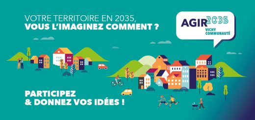 illustrationn du projet d'agglomération Agir 2035 Vichy Communauté