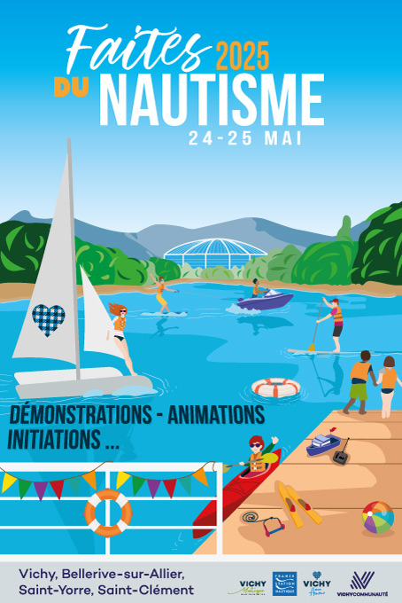 affiche faites du nautisme 24-25 mai 2025