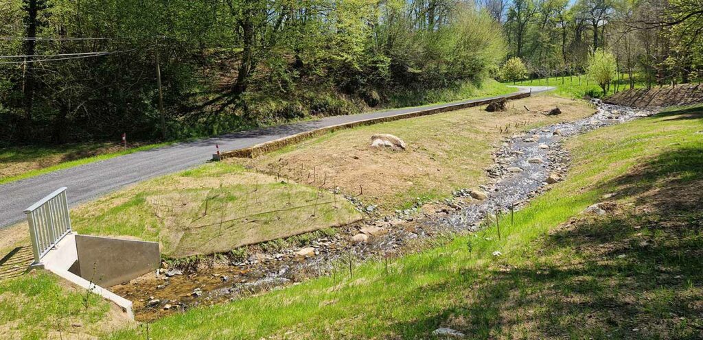 Des travaux qui rétablissent le fonctionnement naturel du cours d’eau et réduisent le risque de débordement