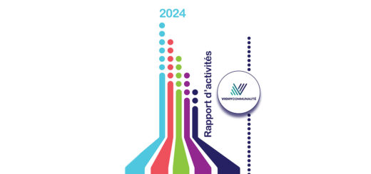 image représentant la couverture du rapport d'activités 2024 de Vichy Communauté