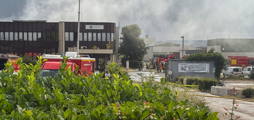 pompier batiment en feu